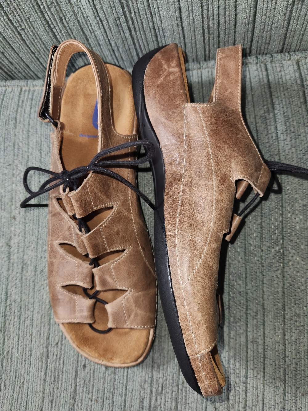 🍉Wolky  Lace-Up  Sandals